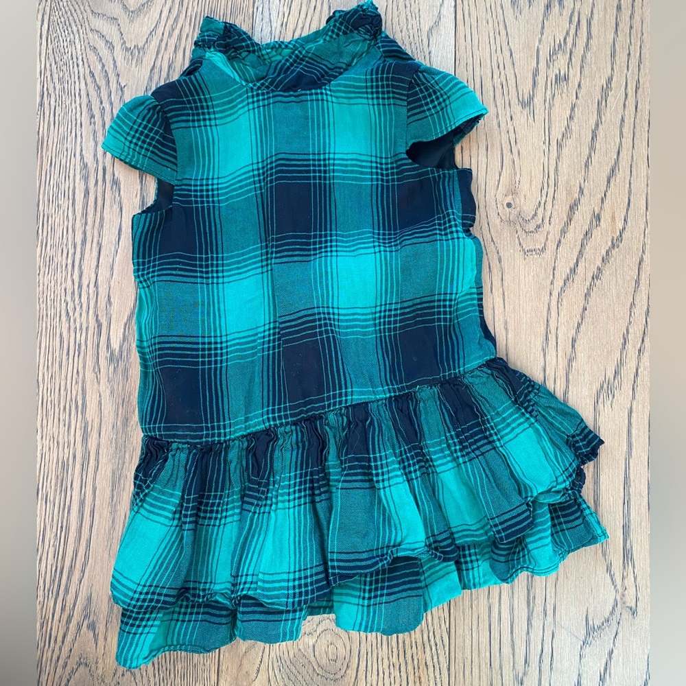 Polo Ralph Lauren plaid dress. Size 2T.